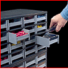 Cabinet Systems for Small parts, inventory and warehouse storage