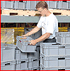 Material Handling Containers - Sort and organize inventory for shipping or production