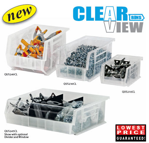 Clear View Bins