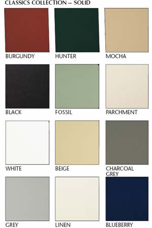 Toilet Partition Color Chart 1