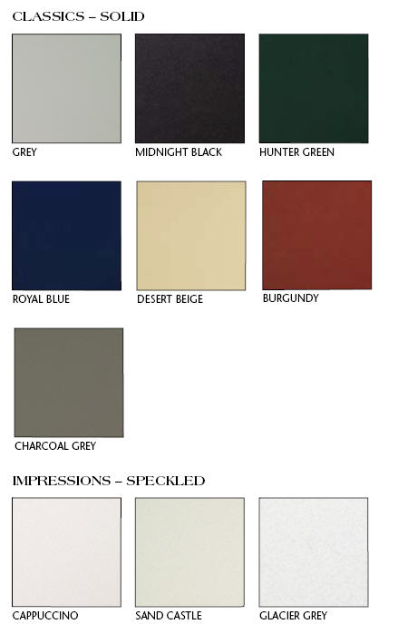 Toilet Partition Color Chart 1