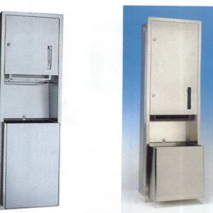 Paper Towel Cabinet with Waste
