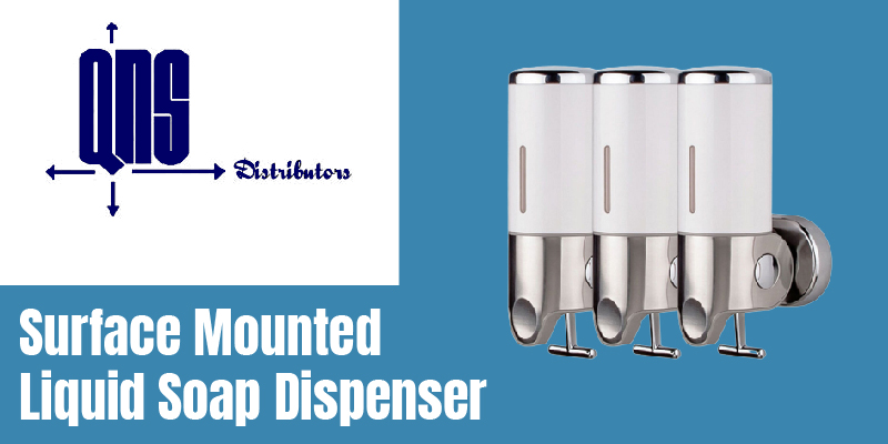 Do surface-mounted liquid soap dispensers help maintain hygiene?